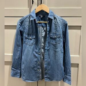 Uniqlo denim shirt